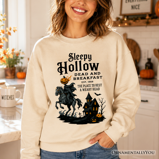 Headless Horseman Halloween and Retro Sweatshirt
