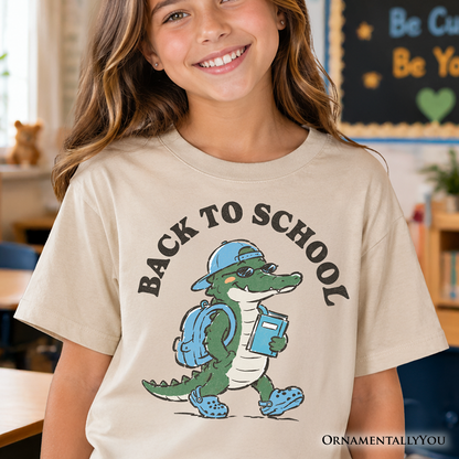 The Cool Alligator Back to School Kids Tee