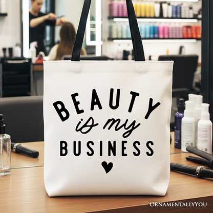 Modern Beauty Artist Canvas Tote Bag and Shopper