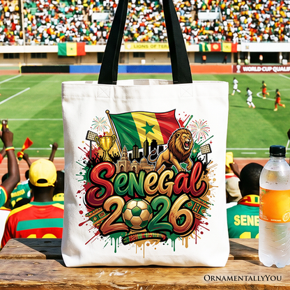 Senegal 2026 Lions Tote Bag and Soccer Gift