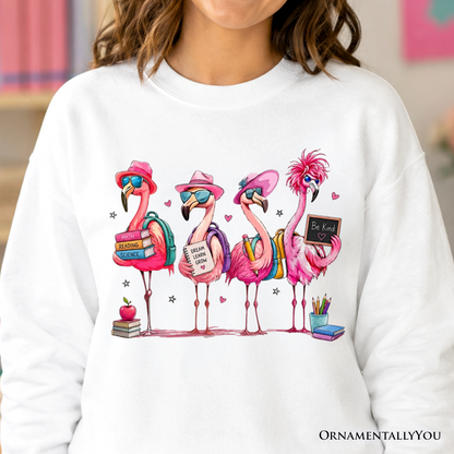 Flamingo Back To School Sweatshirt and Sweater