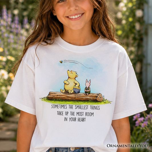 Cozy Cotton Winnie the Pooh Quote Tee for Kids