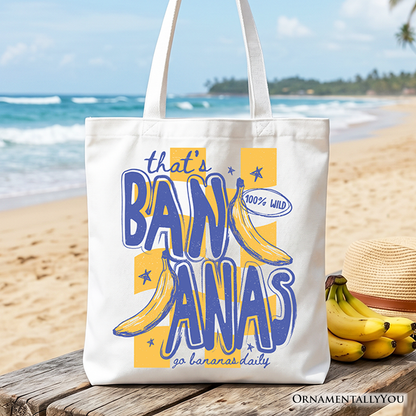Funny Banana Summer Tote Bag and Beach Day