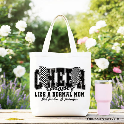 Cheer Mom Canvas Tote Bag and Retro Shopper
