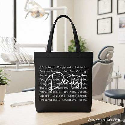 Dentist Definition Canvas Tote Bag and Shopper