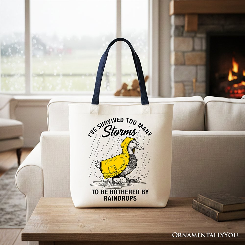 Goose Survival Tote Bag and Funny Quote Gift