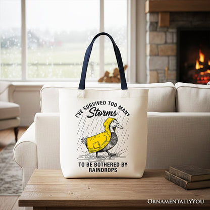 Goose Survival Tote Bag and Funny Quote Gift