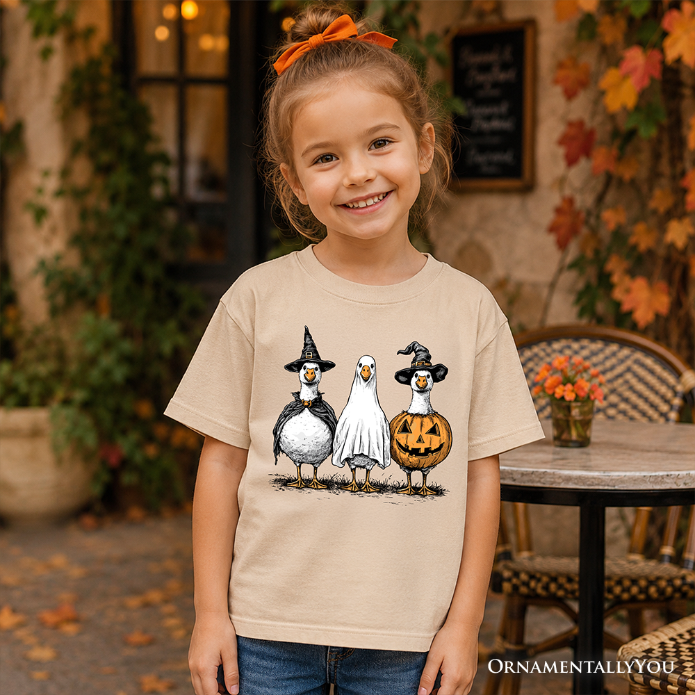 Funny Goose Tshirt For Youth and Happy Kids