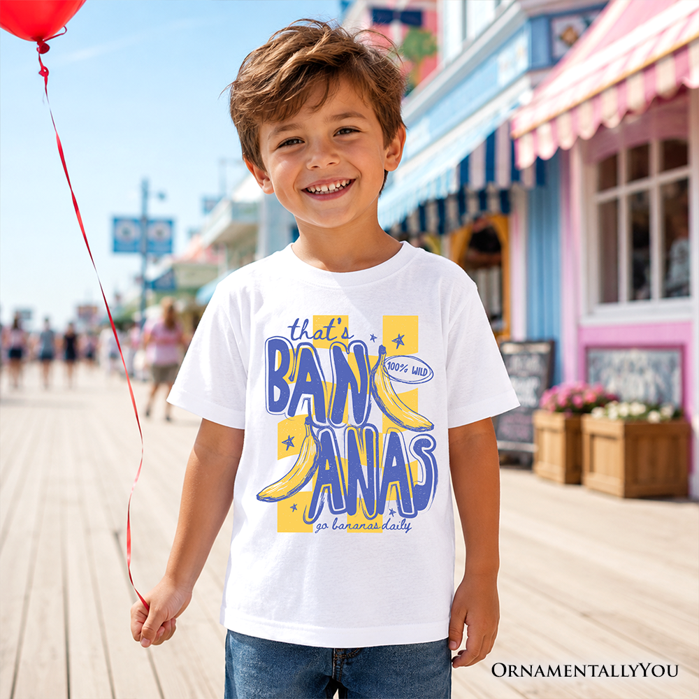 Funny Kids Banana Summer T-Shirt and Cool Art