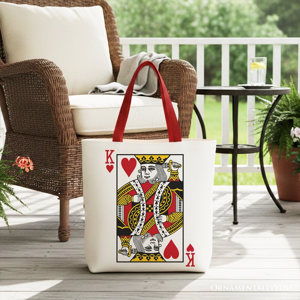 King Of Hearts Canvas Tote Bag And Classic Gift