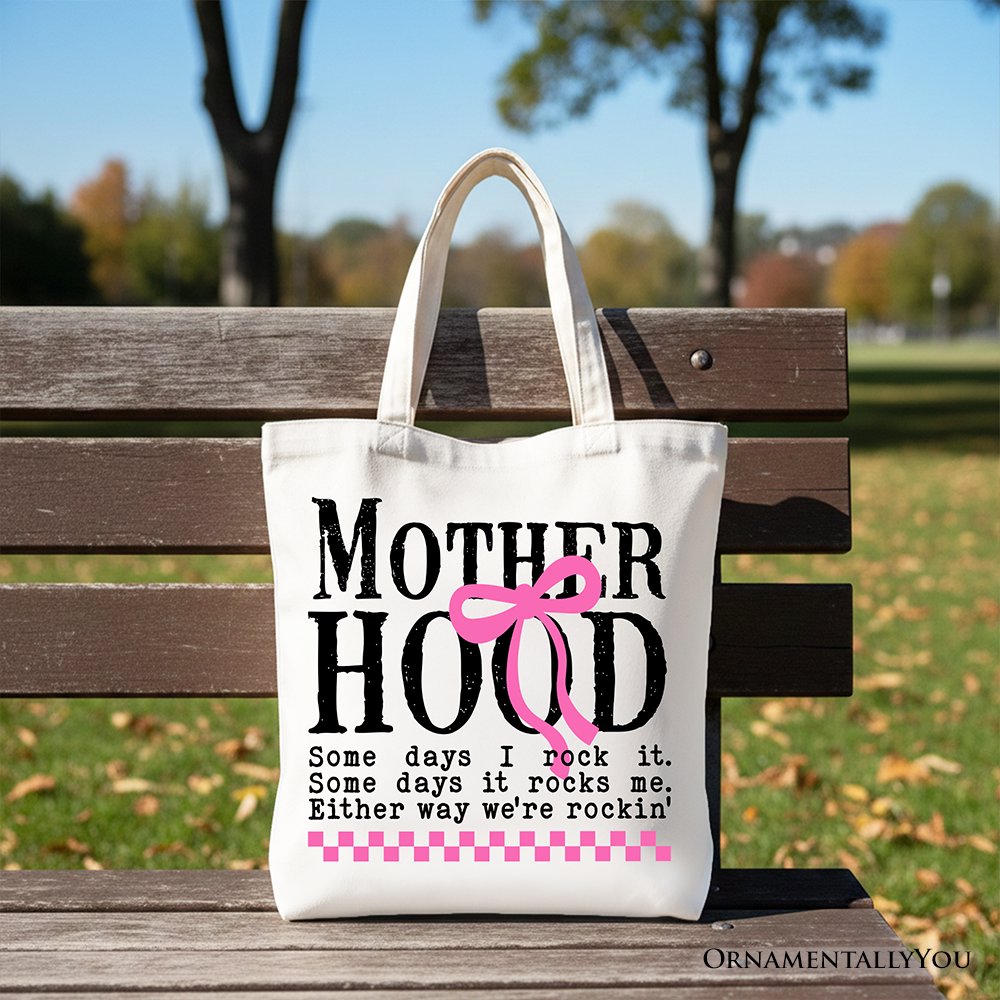 Coquette Pink Bow Tote Bag for the Moms and Gift