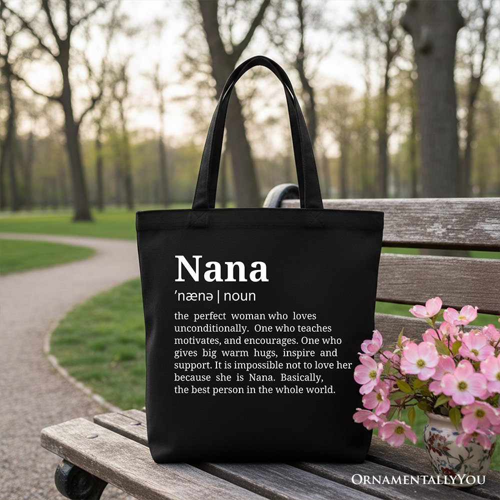 Nana Canvas Tote Bag for Funny Grandmother