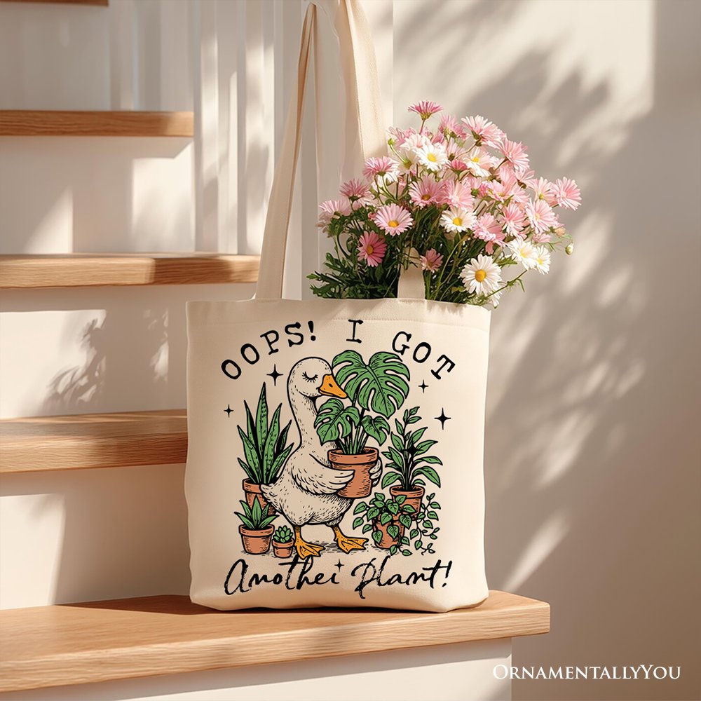 Sarcastic Plant Goose Canvas Tote Bag and Gifts