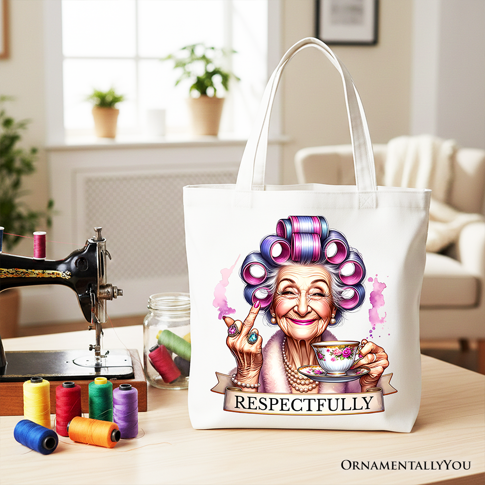 Respectfully Sassy Grandma Gift and Tote Bag