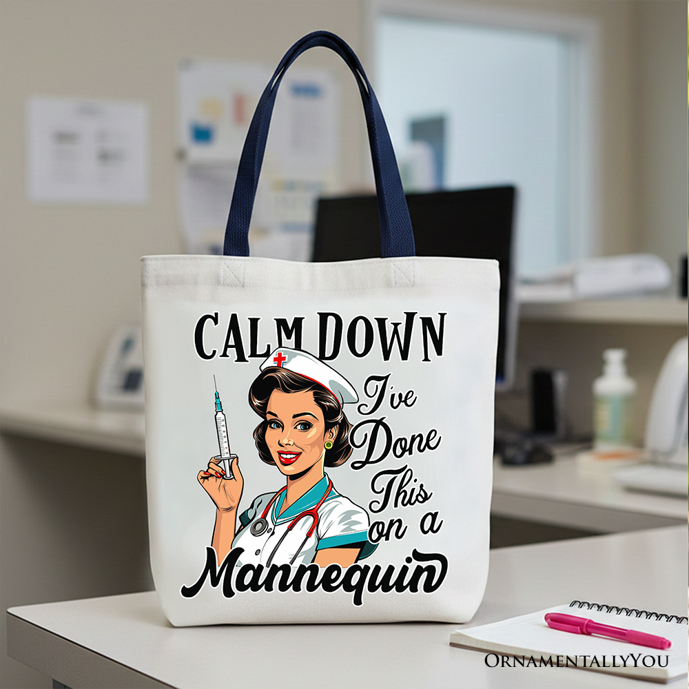 Sassy Nursing School Tote Bag With A Canvas
