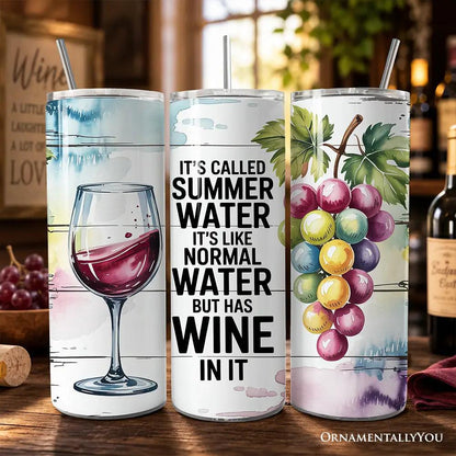 Summer Water Is Wine 20oz Personalized Tumbler
