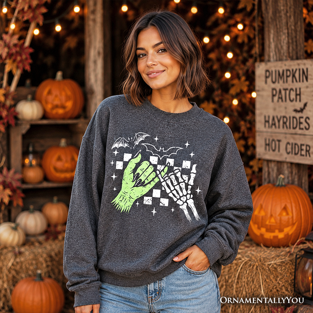 Funny Monster Keeps a Pinky Promise Sweatshirt