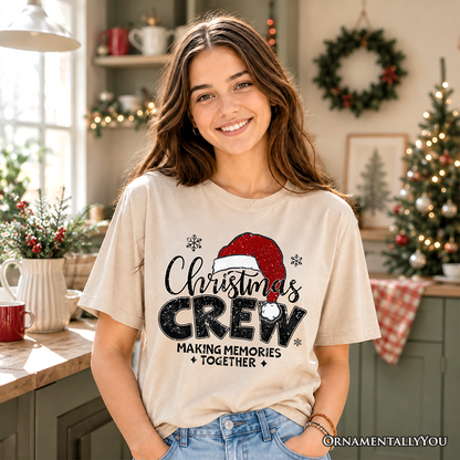 Kids Christmas Tee and Glitter Santa Hat