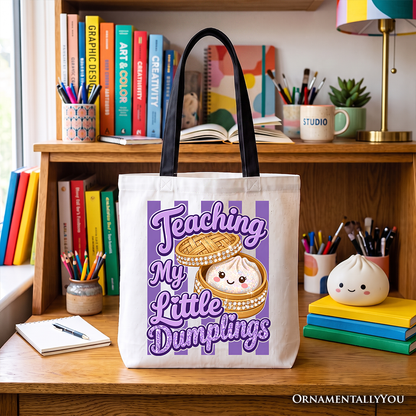 Kawaii Dumpling Teacher Gift For A Canvas Tote