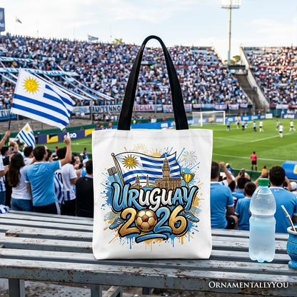 Uruguay 2026 World Cup and Soccer Tote Bag