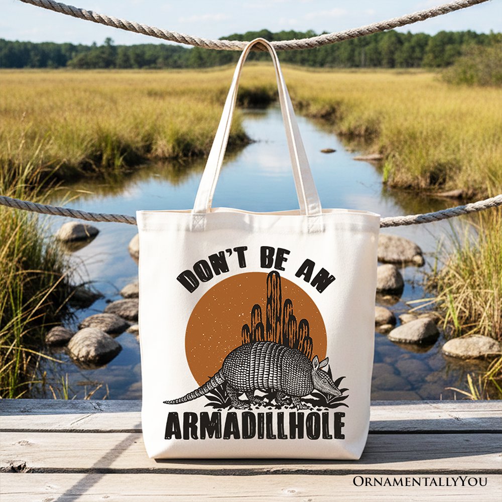 Funny Armadillo Canvas Tote Bag and Gifts