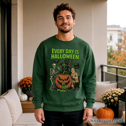 Every Day Halloween Sweatshirt And Vintage Vibes