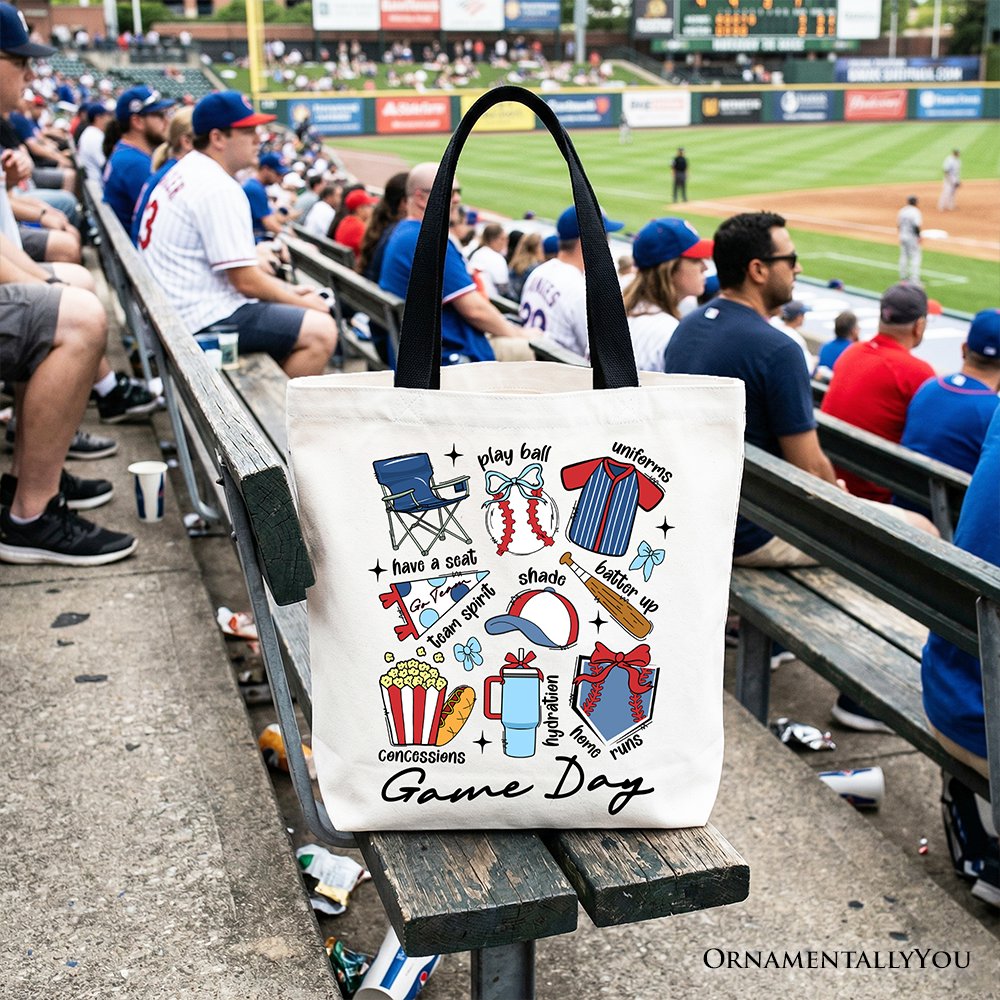 Spacious Baseball Tote Bag and the Game Day Fan