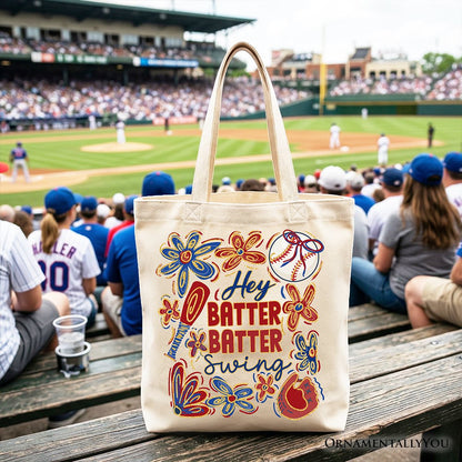 Retro Baseball Shopper Bag For Moms and Gifts