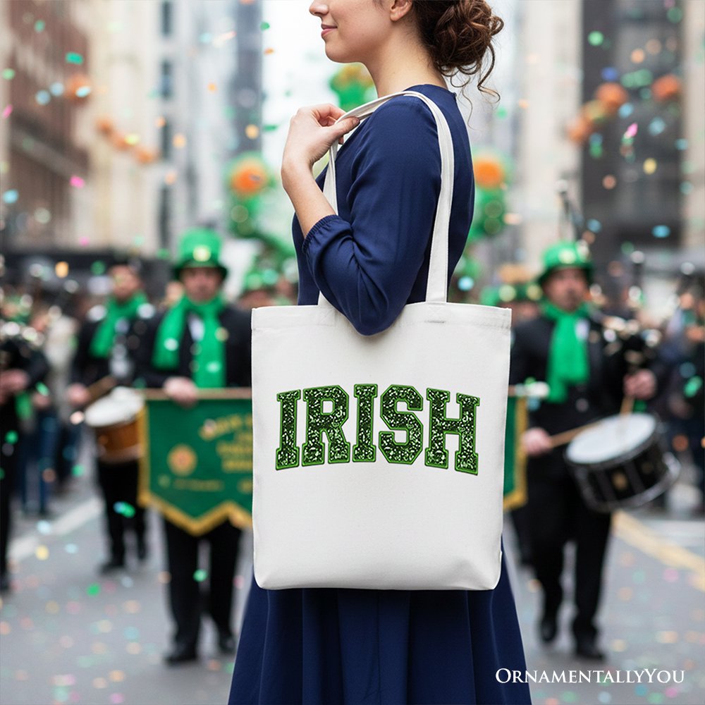Irish Sequin Tote Bag and St Patricks Day