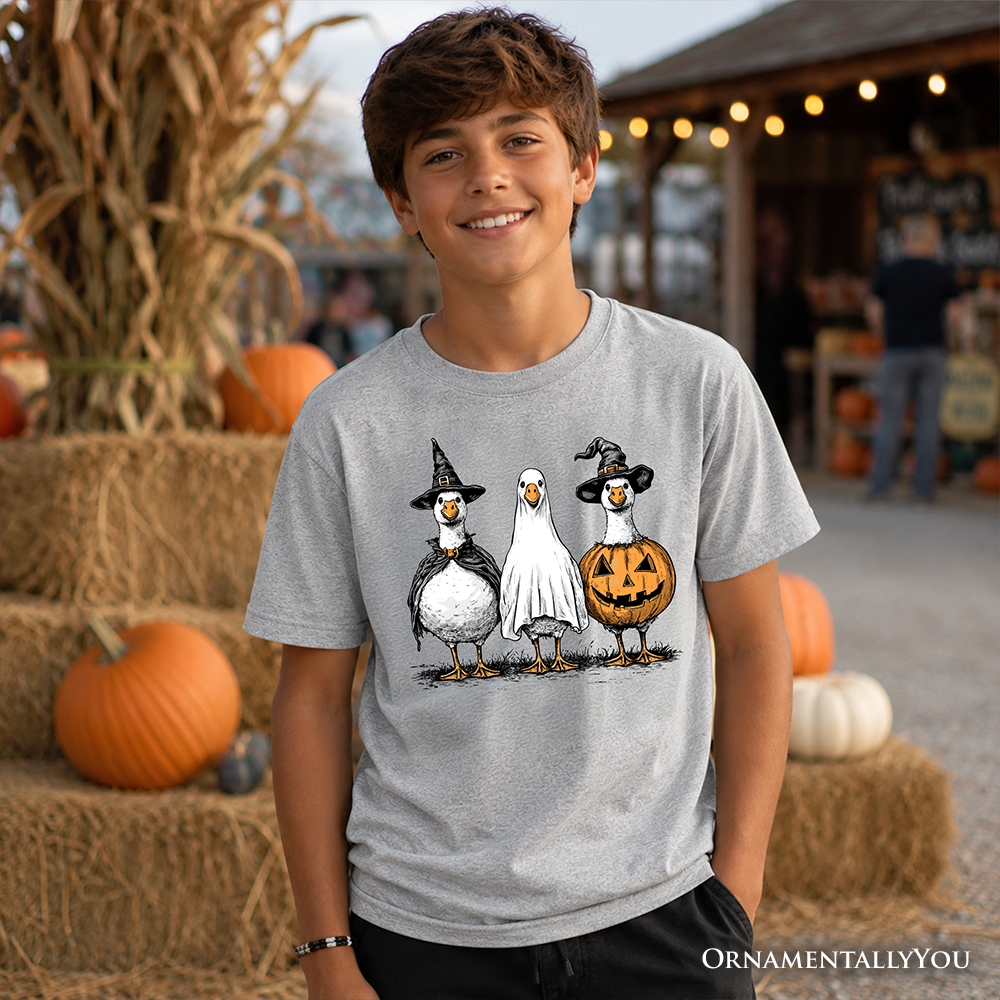 Funny Goose Tshirt For Youth and Happy Kids