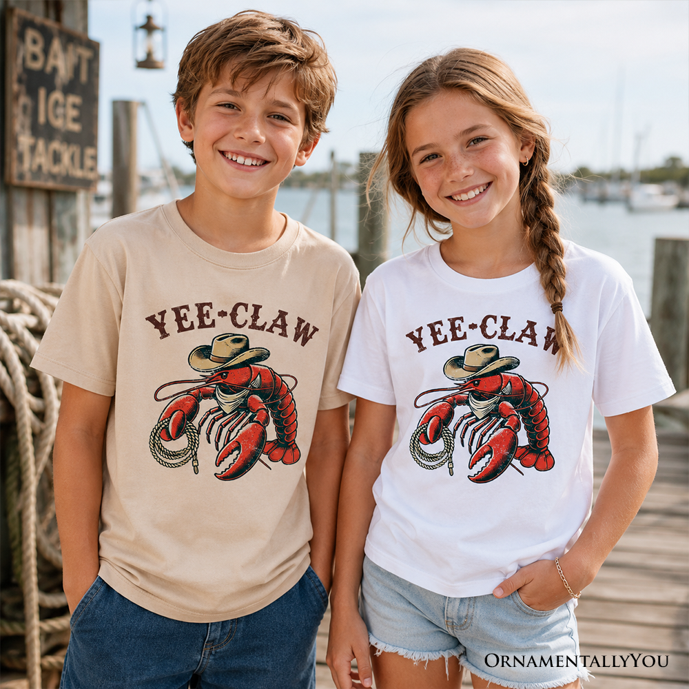 Funny Yee Claws Cowboy Tees for Very Little Kids