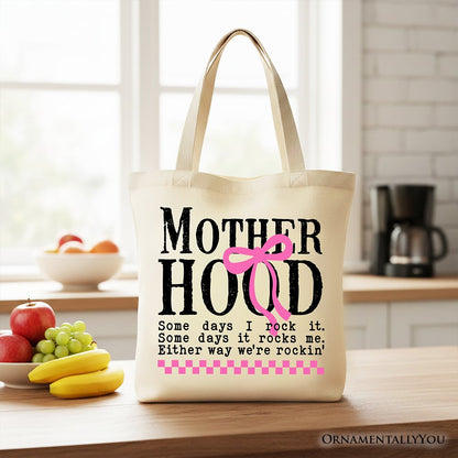 Coquette Pink Bow Tote Bag for the Moms and Gift