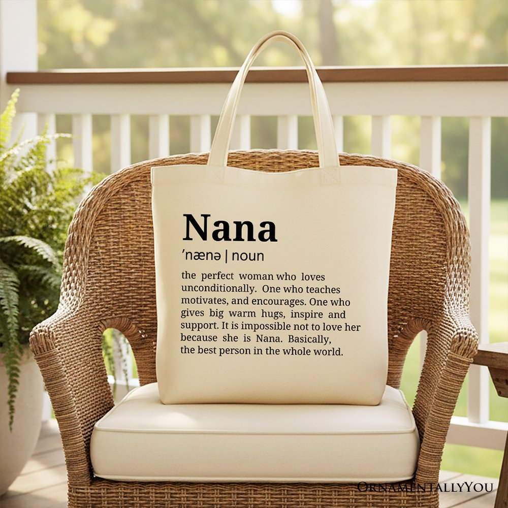 Nana Canvas Tote Bag for Funny Grandmother