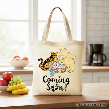 Canvas Tote Bag for the Pregnancy Announcement