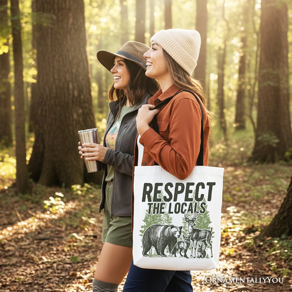 Wild Animal Canvas Tote Bag and Nature Gifts