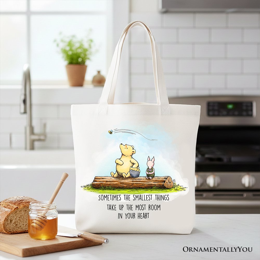 Friendly Winnie Pooh Canvas Bag and a Gift