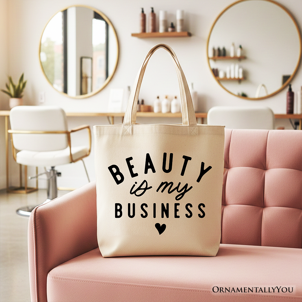 Modern Beauty Artist Canvas Tote Bag and Shopper