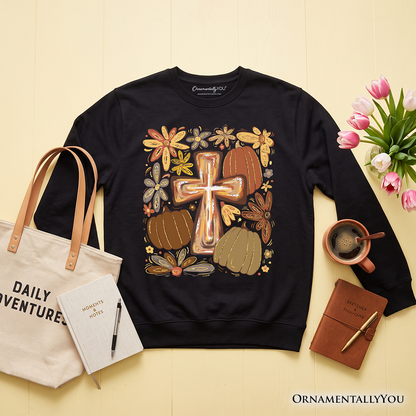 Fall Blessings and Christian Faith Sweatshirt