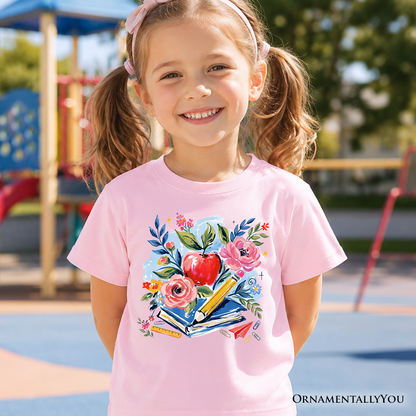 Soft Kids Boho Floral Tee for Back to School