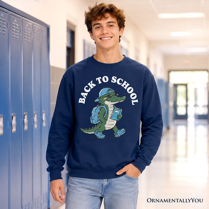 Alligator Back To School Sweatshirt For Teachers