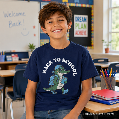 The Cool Alligator Back to School Kids Tee
