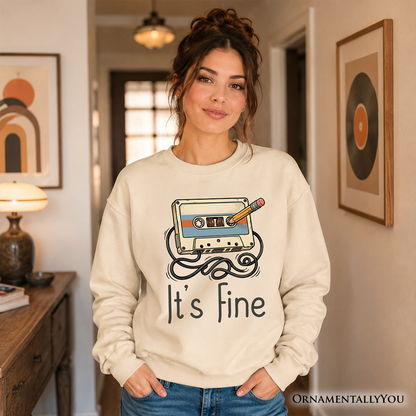 Retro Cassette Tape Sweatshirt and a 90s Look