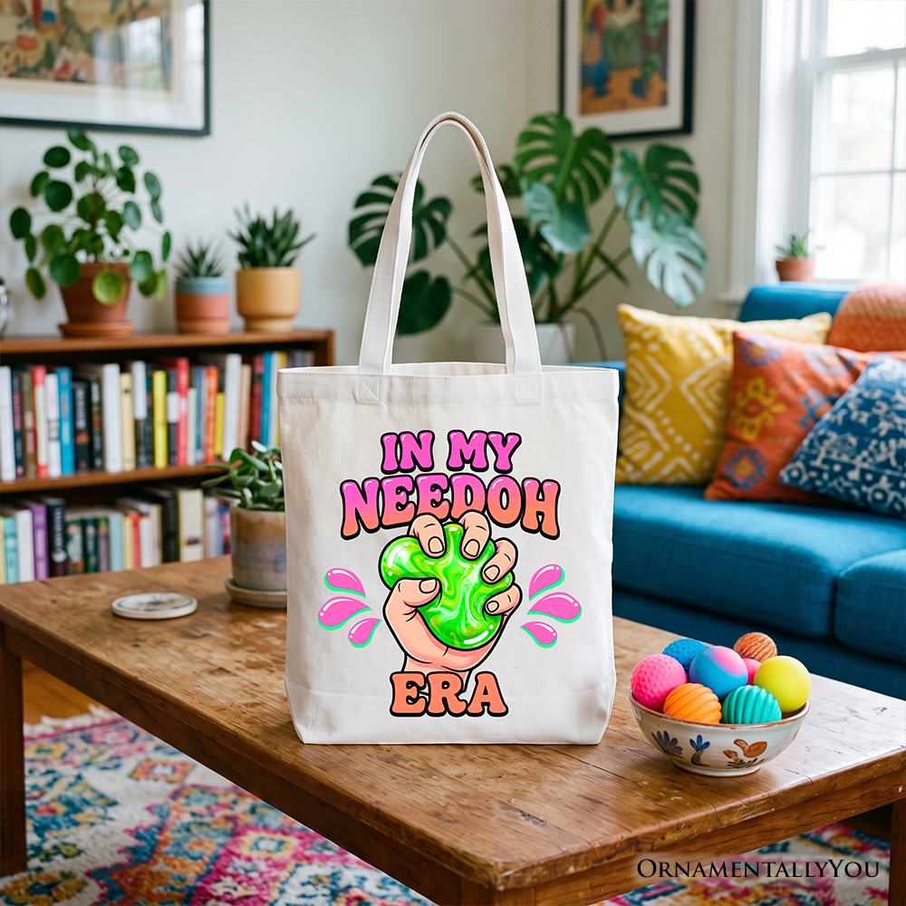 In My Needoh Era Canvas Tote Bag and a Gift