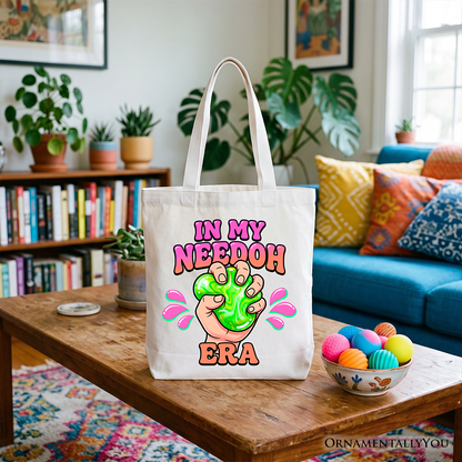 In My Needoh Era Canvas Tote Bag and a Gift