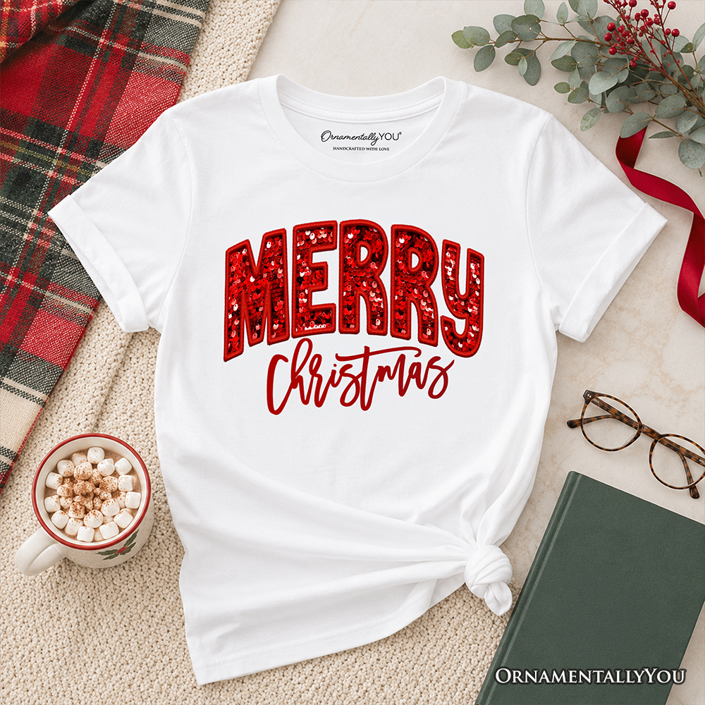 Kids Christmas Sequin T-Shirt and a Cotton Tee