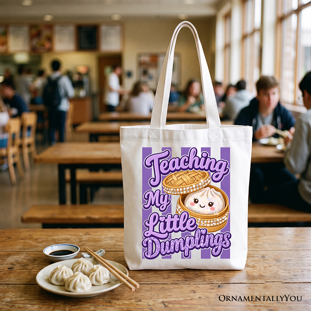 Kawaii Dumpling Teacher Gift For A Canvas Tote