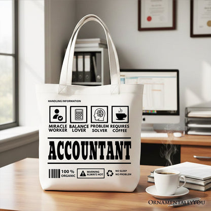 Accountant Tote Bag and Bookkeeper Novelty