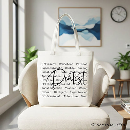 Dentist Definition Canvas Tote Bag and Shopper