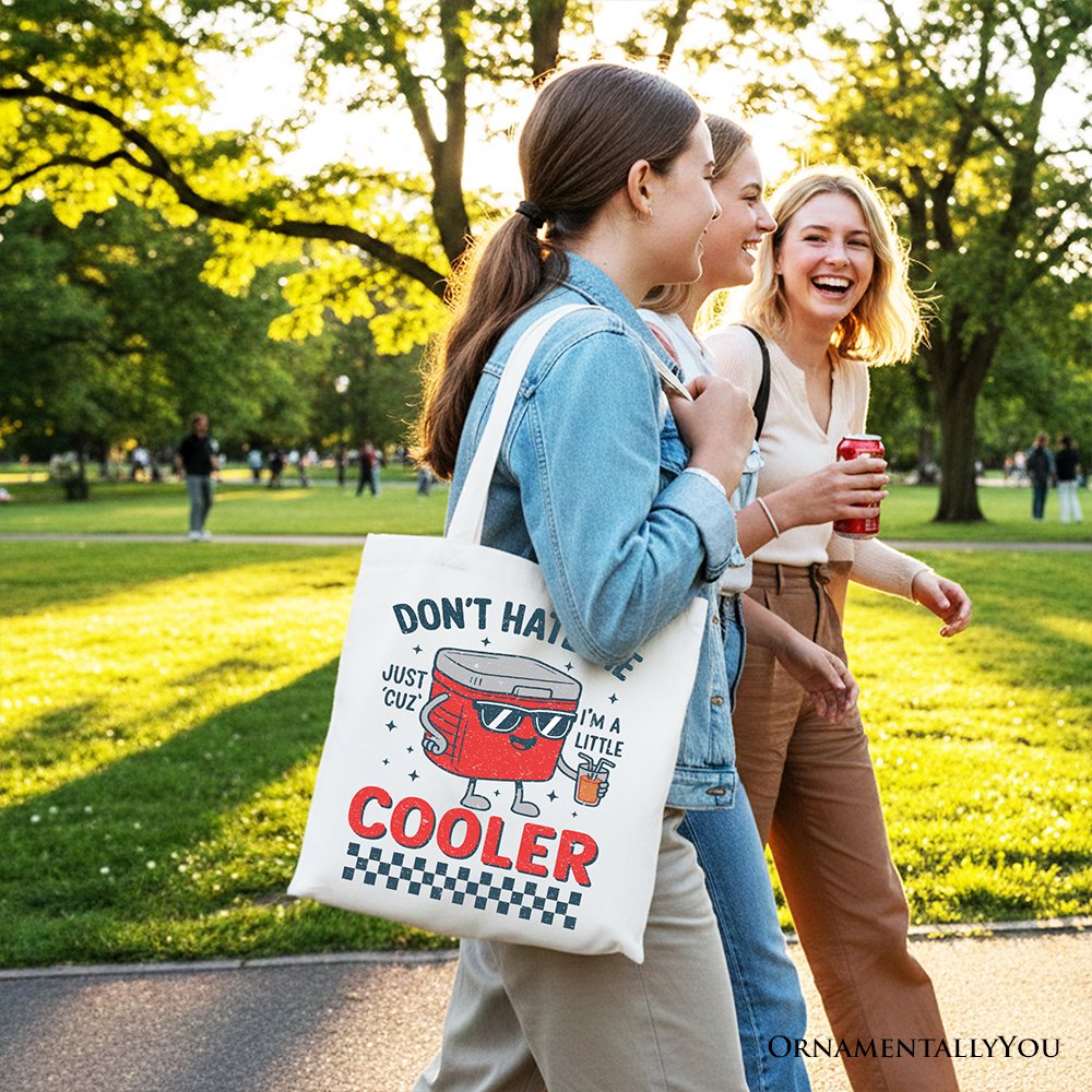 A Cool Summer Canvas Tote Bag for Shopping
