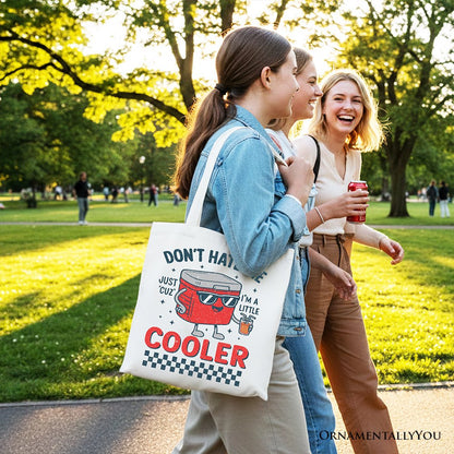 A Cool Summer Canvas Tote Bag for Shopping